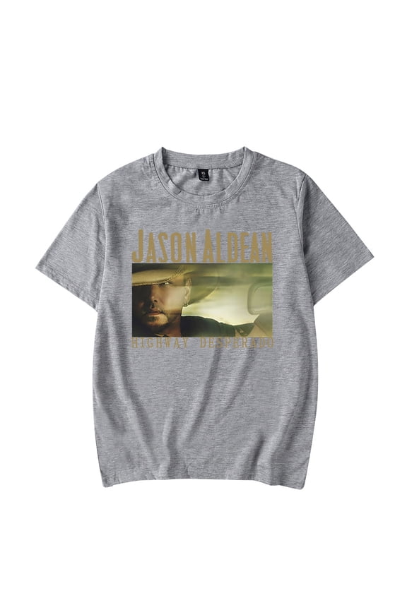 Jason Aldean Tough Crowd Merch T-Shirt Tee Cosplay Men/Women Summer Sweatshirt Short Tshirt Top