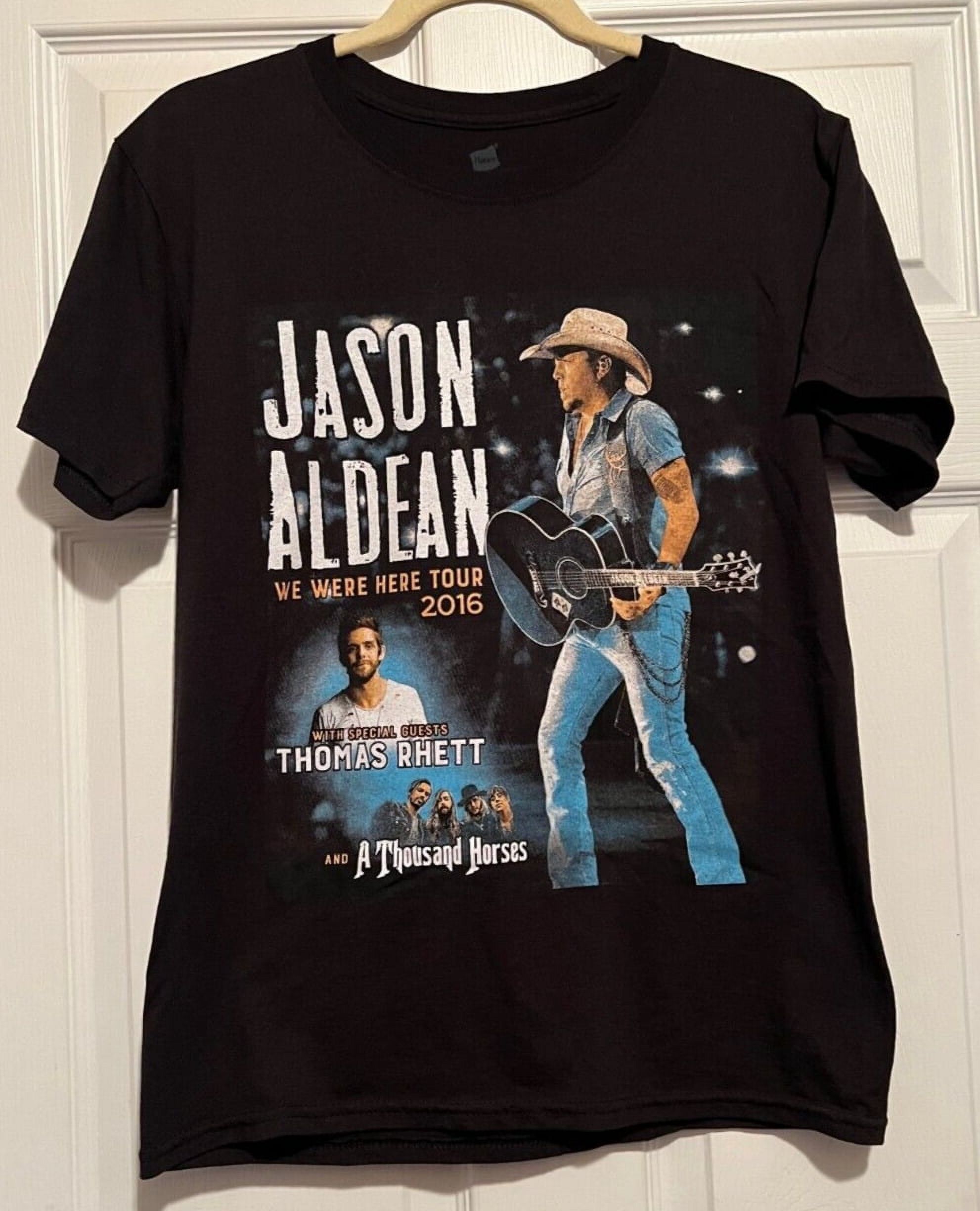 Jason Aldean We Were Here Tour 2016 tshirt (feat. Thomas Rhett, et
