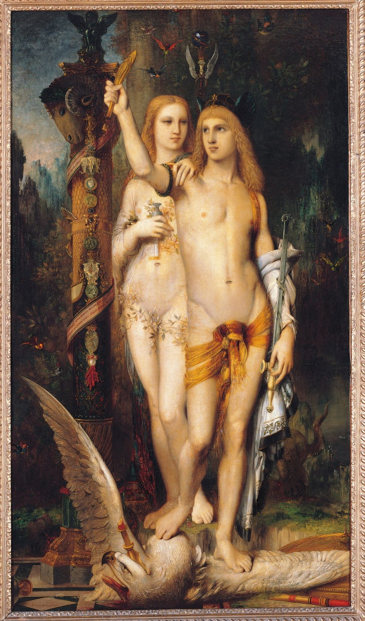 Jason And Medea Canvas Art - (24 x 36)