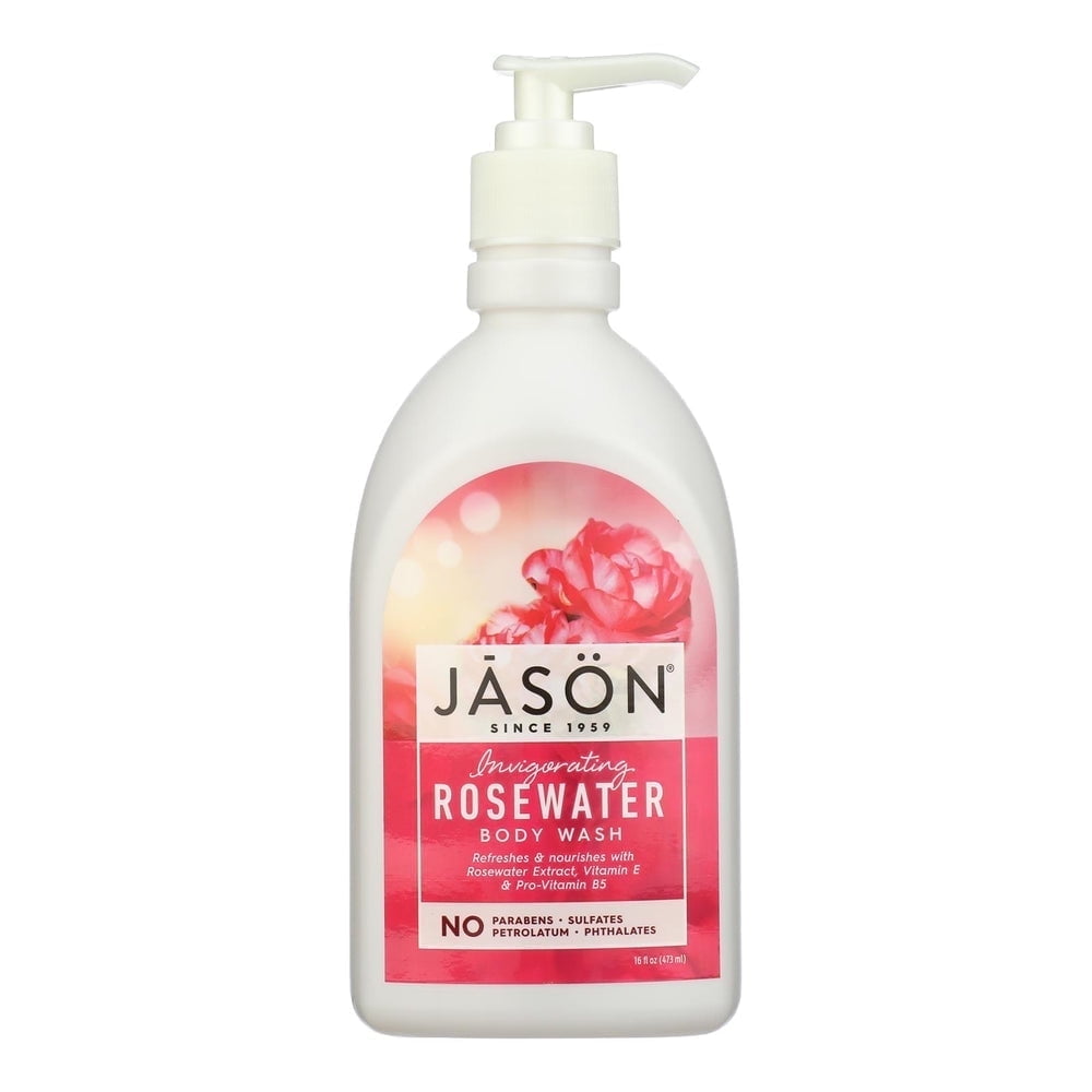 Jason Body Wash Invigorating Rosewater 16 fl oz