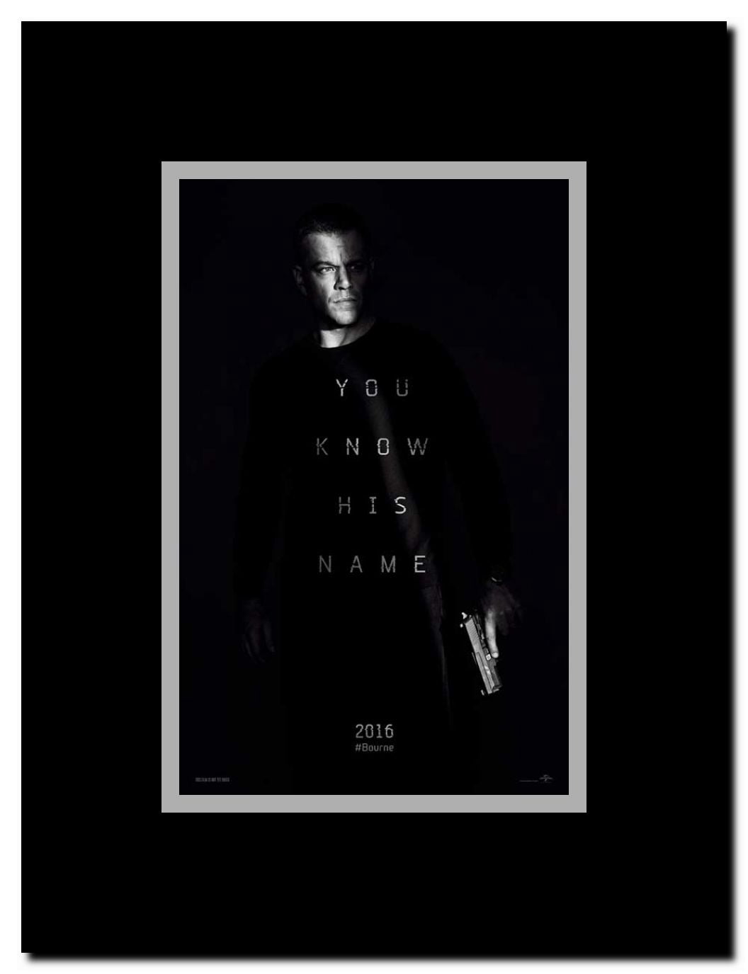 Jason Bourne Framed Movie Poster