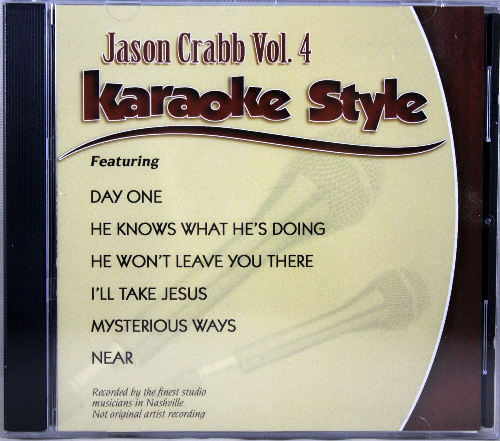 Jason Crabb Volume 4 Christian Karaoke Style NEW CD+G Daywind 6 Songs