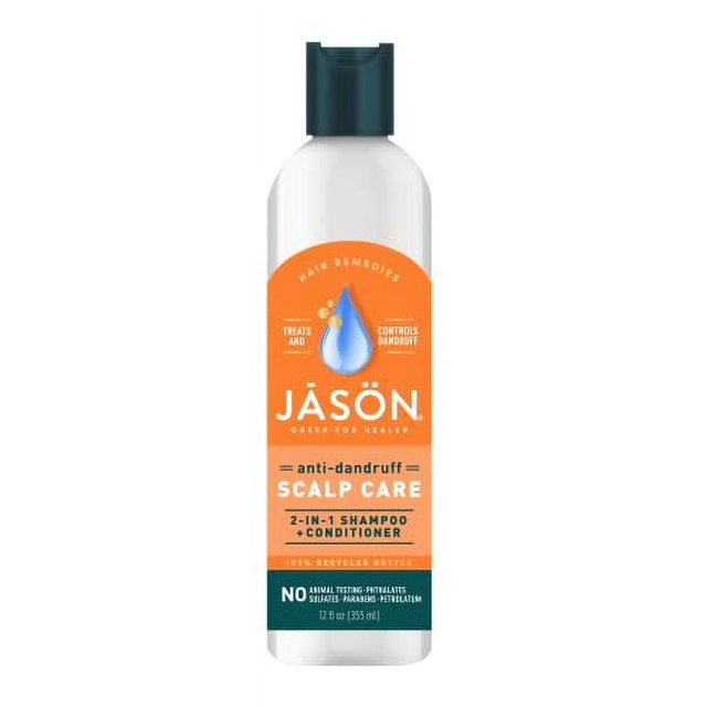 Jason Dandruff Relief Treatment 2in1 Shampoo & Conditioner, 12 Fl Oz