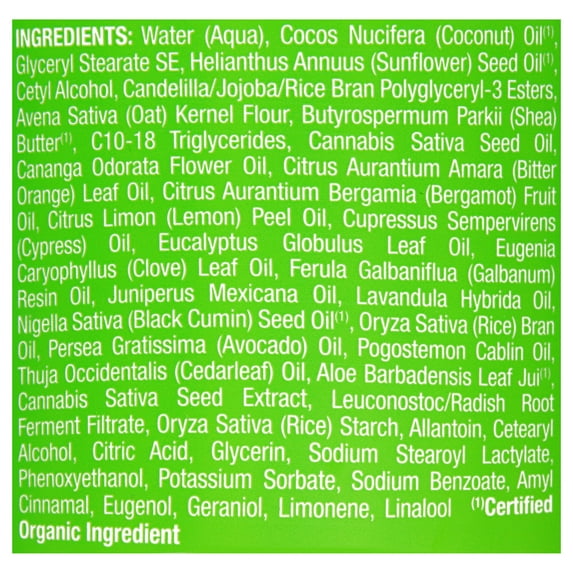 Jason De-Stress Cannabis Sativa Seed Oil Moisturizing Crème, 4 oz