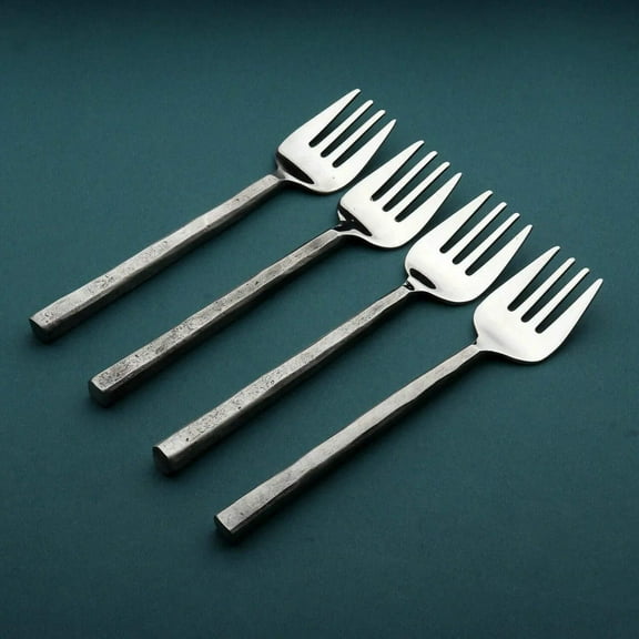 Jason Design Nascent Steel Apetizer/Desert Fork 4 Pcs. Set