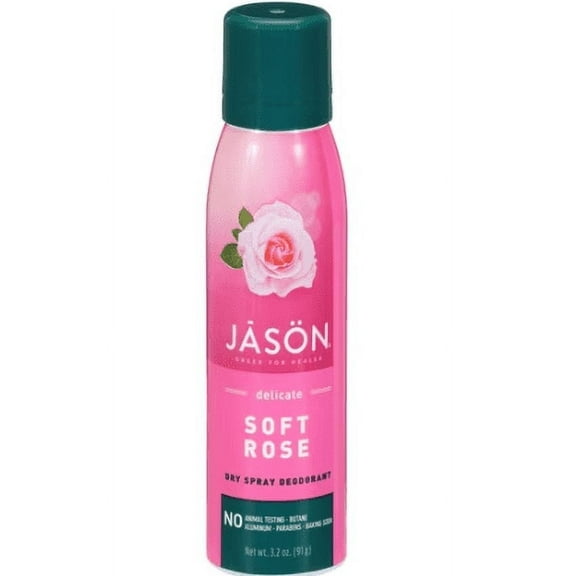 Jason Dry Spray Deodorant Soft Rose 3.2 fl oz Pack of 4