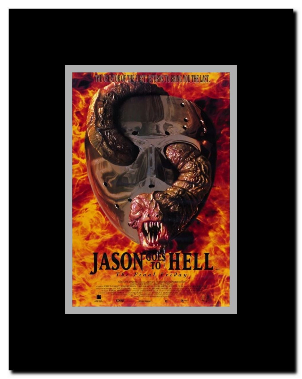 Jason Goes to Hell: the Final Friday Framed Movie Poster