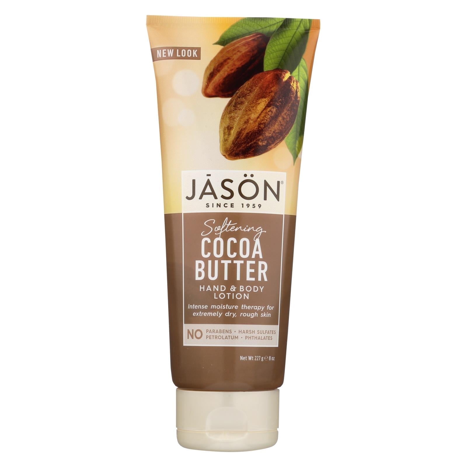 Jason Hand & Body Lotion Softening Cocoa Butter 8 oz Pack of 2