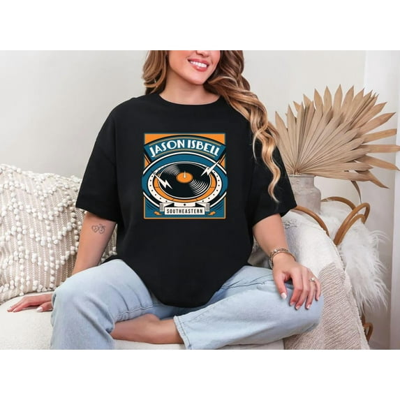 Jason Isbell South Eastern Album Inspired Music Fan Graphic Design Unisex T-Shirt, for men & women, up to size 5XL.