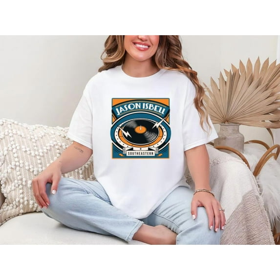 Jason Isbell South Eastern Album Inspired Music Fan Graphic Design Unisex T-Shirt, for men & women, up to size 5XL.