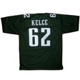 Jason Kelce Autographed Philadelphia (Green 62) Custom Jersey JSA