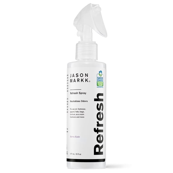 Jason Markk Shoe Deodorizer Refresh Spray Odor Eliminator, Sierra Rain Scent, 6 oz, 1 Pack