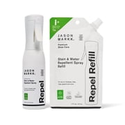 Jason Markk Waterproof Spray Bundle, Repel Bottle and Refill, Non-Aerosol Water and Stain Protection, 5.4 oz