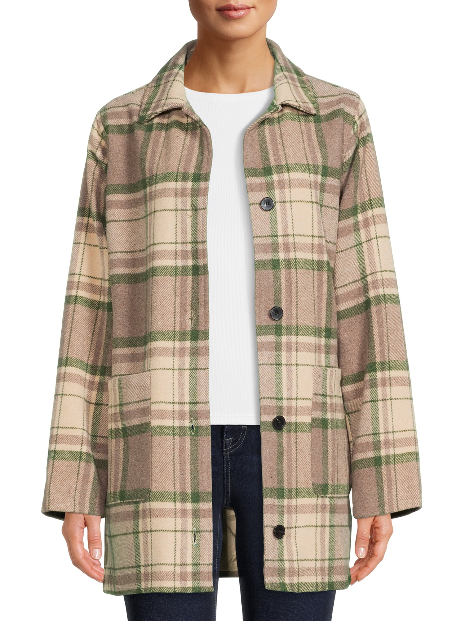 Tartan jacket topshop deals