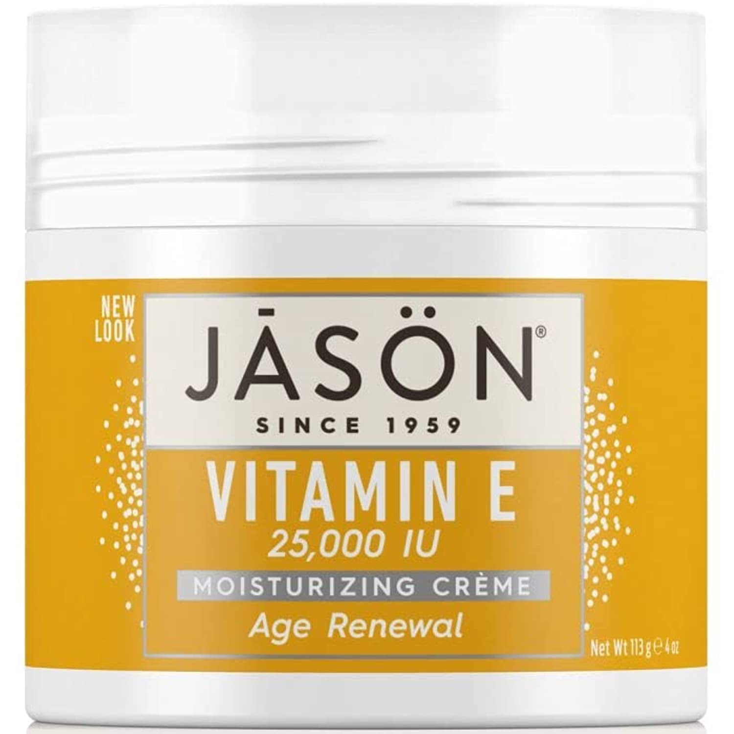 Jason Moisturizing Crème, Vitamin DNF2&nbsp;E 25,000 Age Renewal, 4 Oz