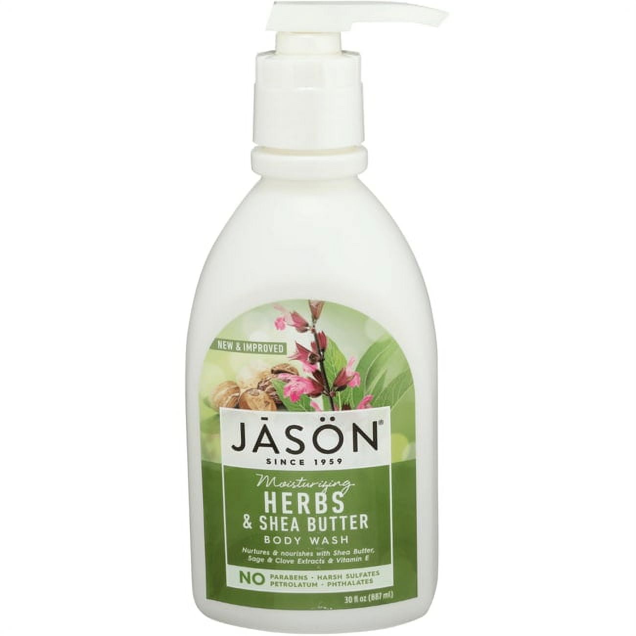 Jason Moisturizing Herbs & Shea Butter Body Wash 30 fl oz Liq