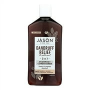 Jason Natural, Dandruff Relief, Shampoo + Conditioner, 12 fl oz 355 ml - 2pc