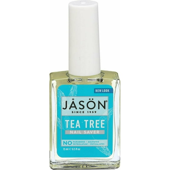 Jason Natural Nail Saver, Tea Tree, 0.5 fl oz 15 ml