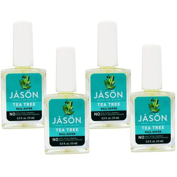 Jason Natural, Nail Saver, Tea Tree, 0.5 fl oz Pack of 4
