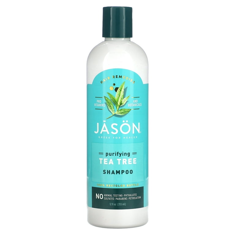 Jason Tea Tree Shampoo 12 oz with Aloe Vera and Jojoba Oil for