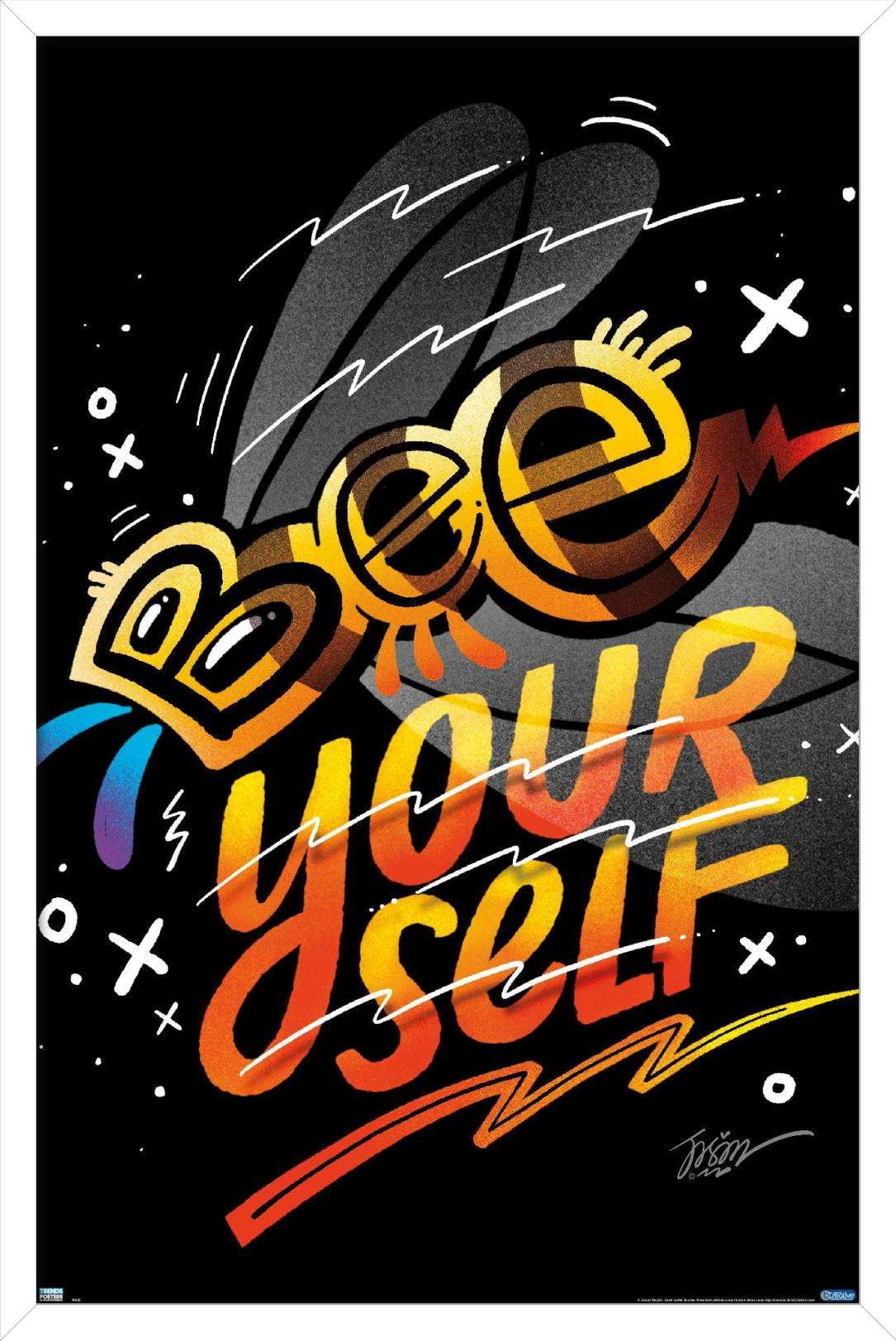 Jason Naylor - Bee Yourself Wall Poster, 14.725" x 22.375", Framed