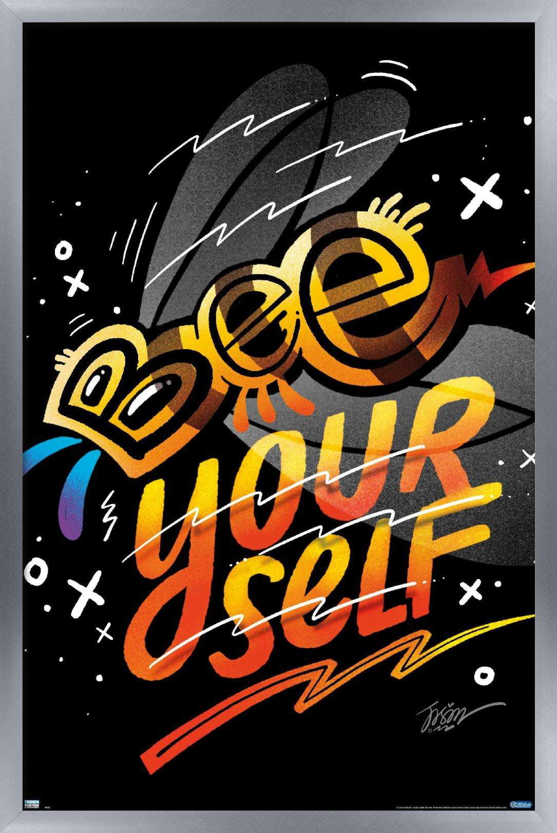 Jason Naylor - Bee Yourself Wall Poster, 14.725" x 22.375", Framed