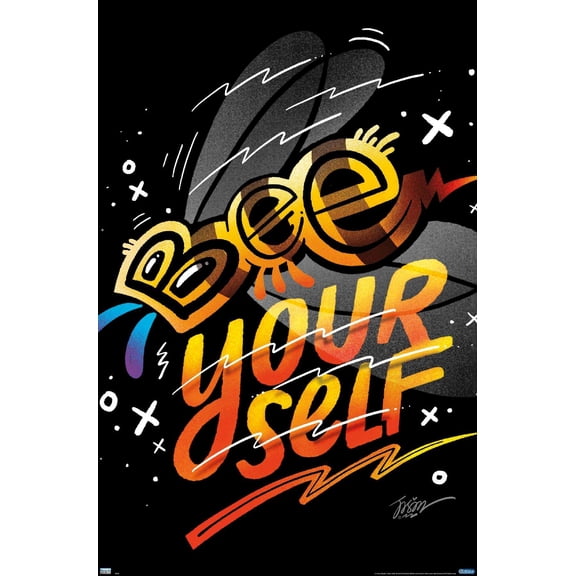 Jason Naylor - Bee Yourself Wall Poster, 14.725" x 22.375"