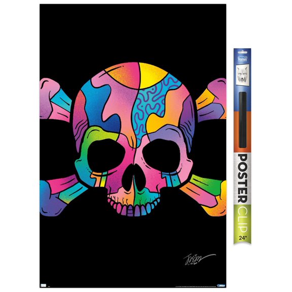 Jason Naylor - Color Skull Wall Poster, 22.375" x 34"