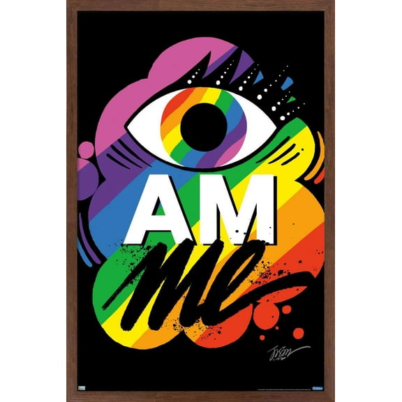 Jason Naylor - Eye Am Me Wall Poster, 14.725" x 22.375", Framed