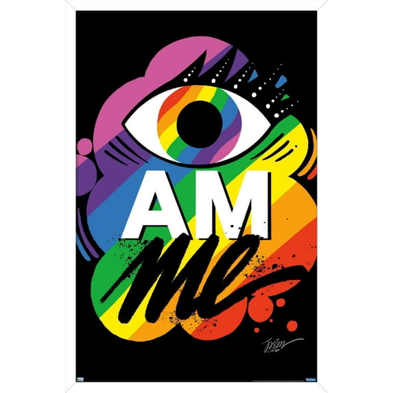 Jason Naylor - Eye Am Me Wall Poster, 14.725" x 22.375", Framed
