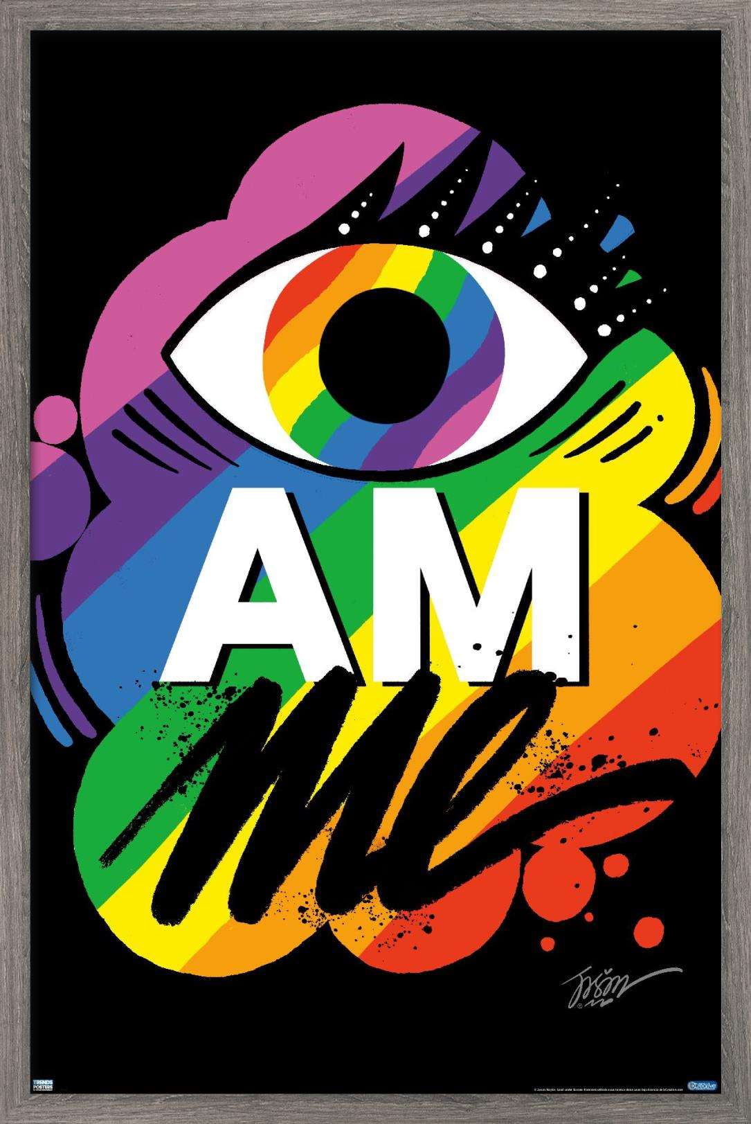 Jason Naylor - Eye Am Me Wall Poster, 22.375" x 34", Framed
