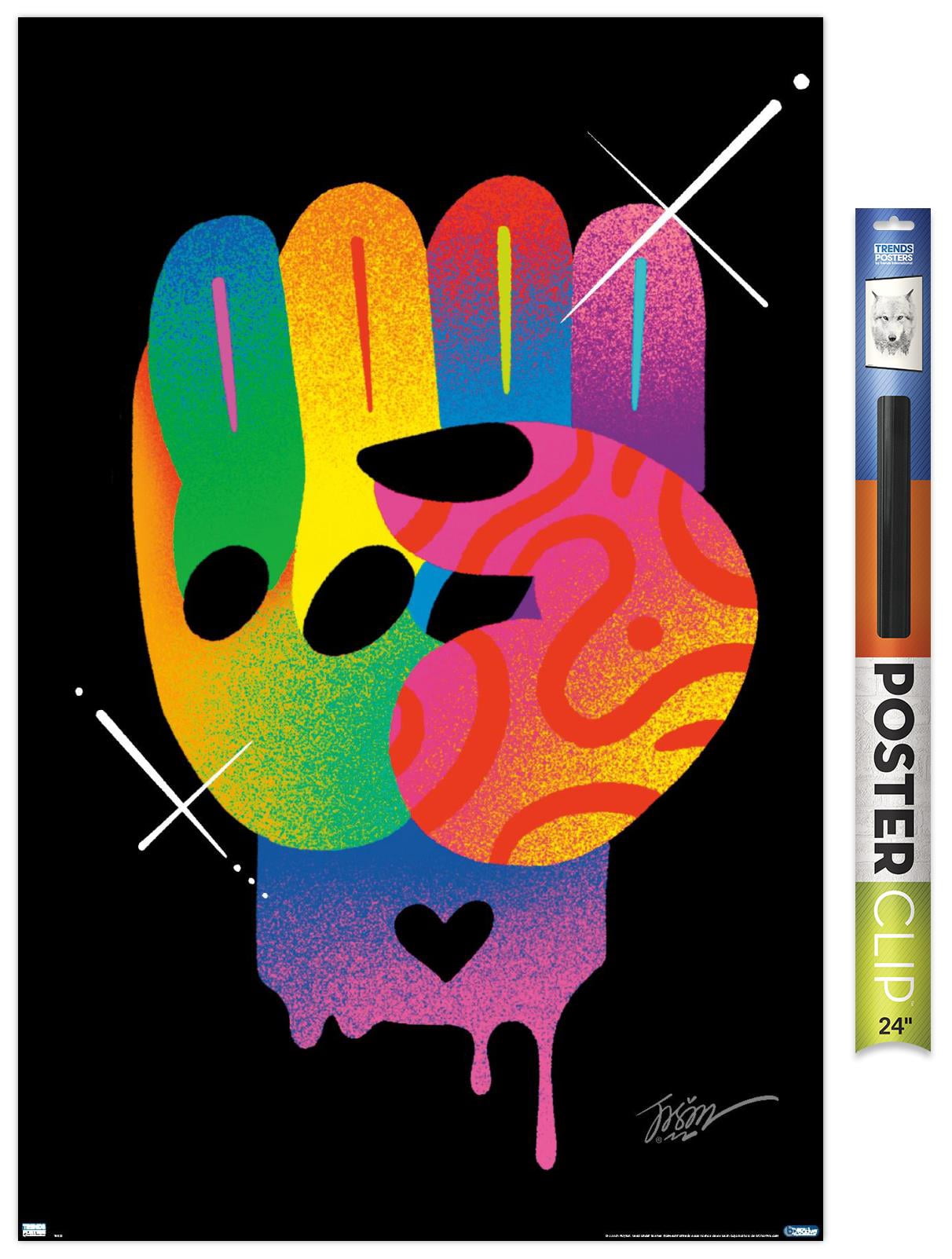 Jason Naylor - Fist of Color Wall Poster, 22.375" x 34"