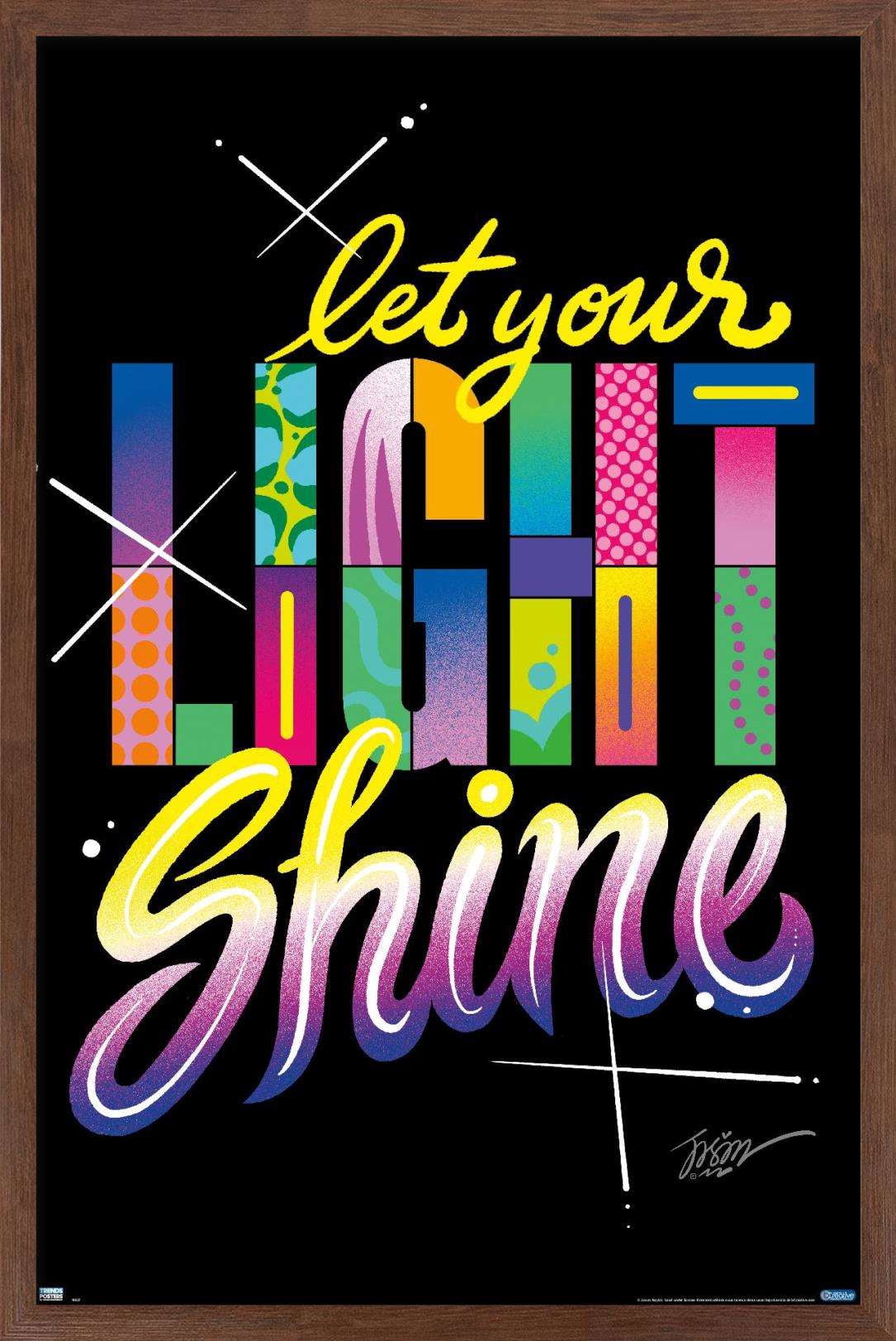 Jason Naylor - Let Your Light Shine Wall Poster, 14.725" x 22.375", Framed