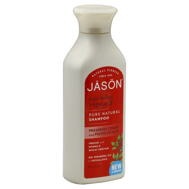 Jason Pure Natural Color Protect Henna Shampoo, 16 Oz