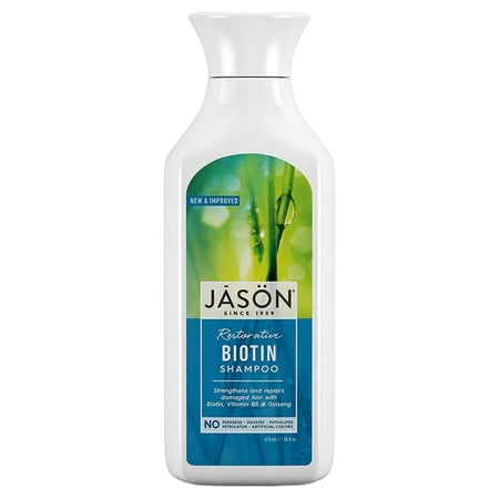 Jason Pure Natural Shampoo Restorative Biotin - 16 Fl Oz