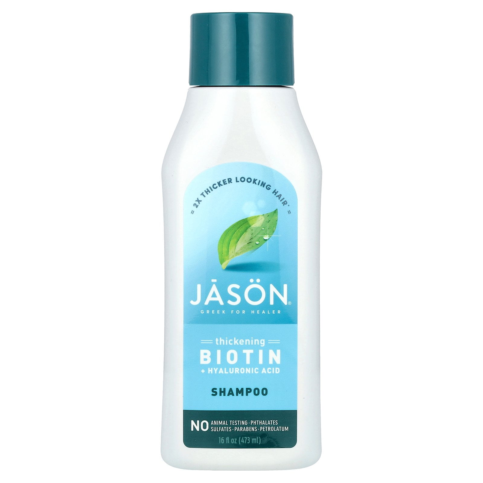 JASON, Shampoo, 16 oz Bottle, Restorative Biotin for Damaged Hair