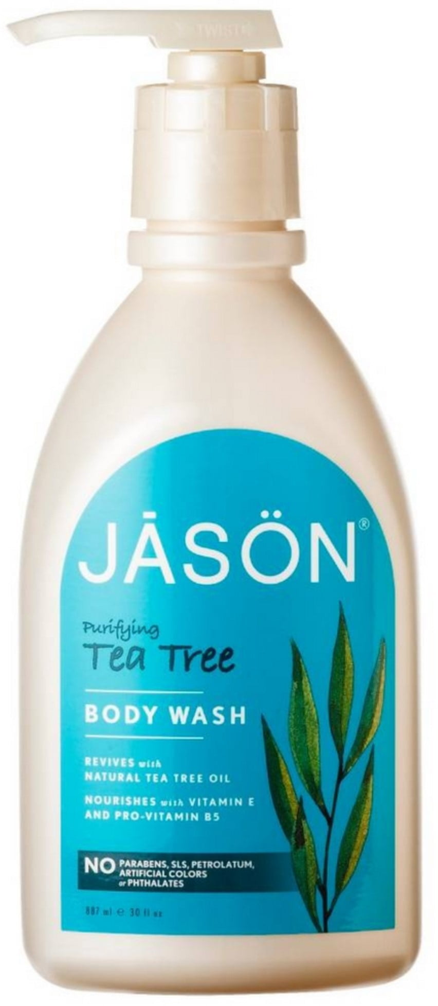 Jason Satin Shower Body Wash, Tea Tree Melaleuca 30 oz
