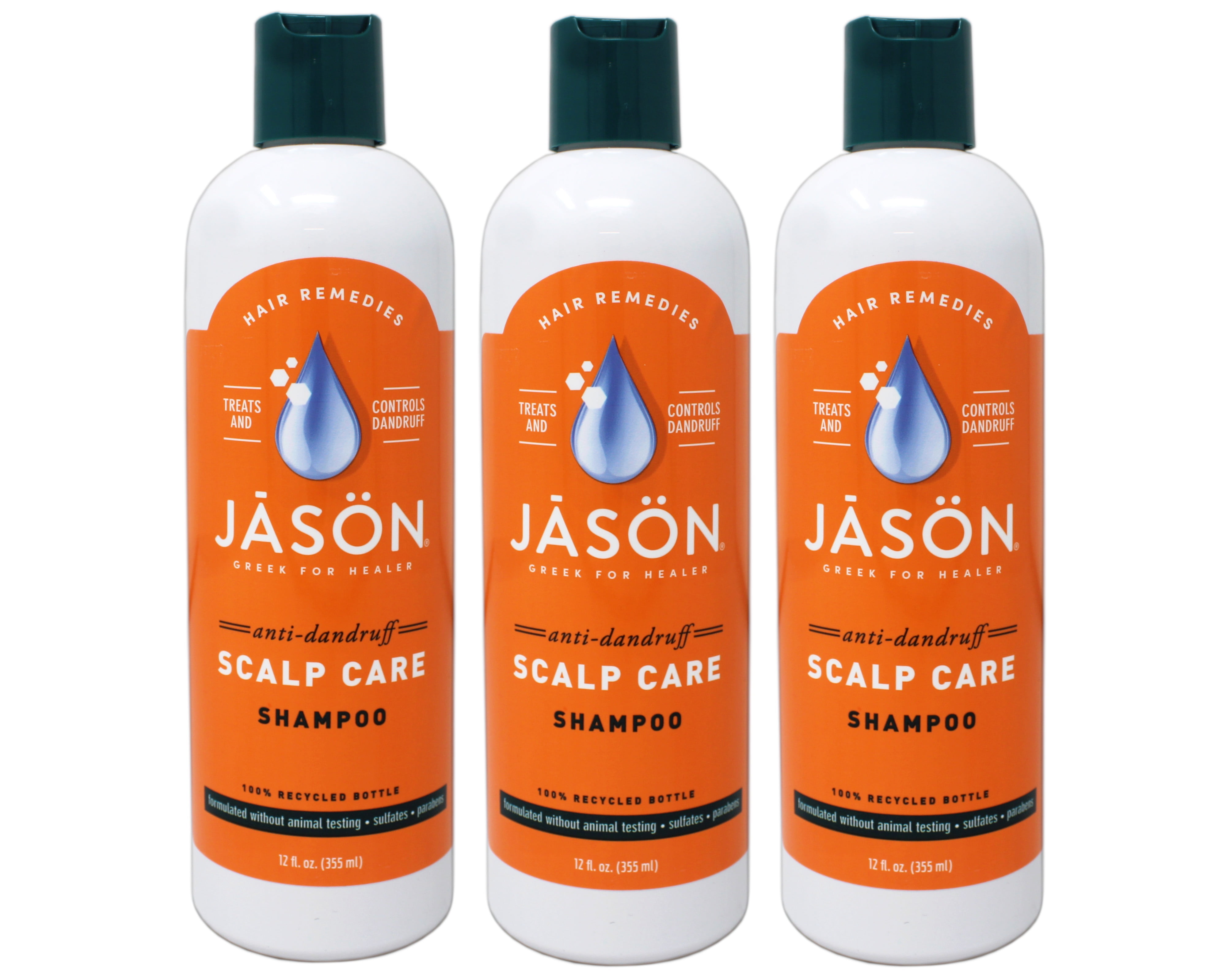 Jason Scalp Care Dandruff Relief Treatment Shampoo, 12 FL OZ - 3 Pack