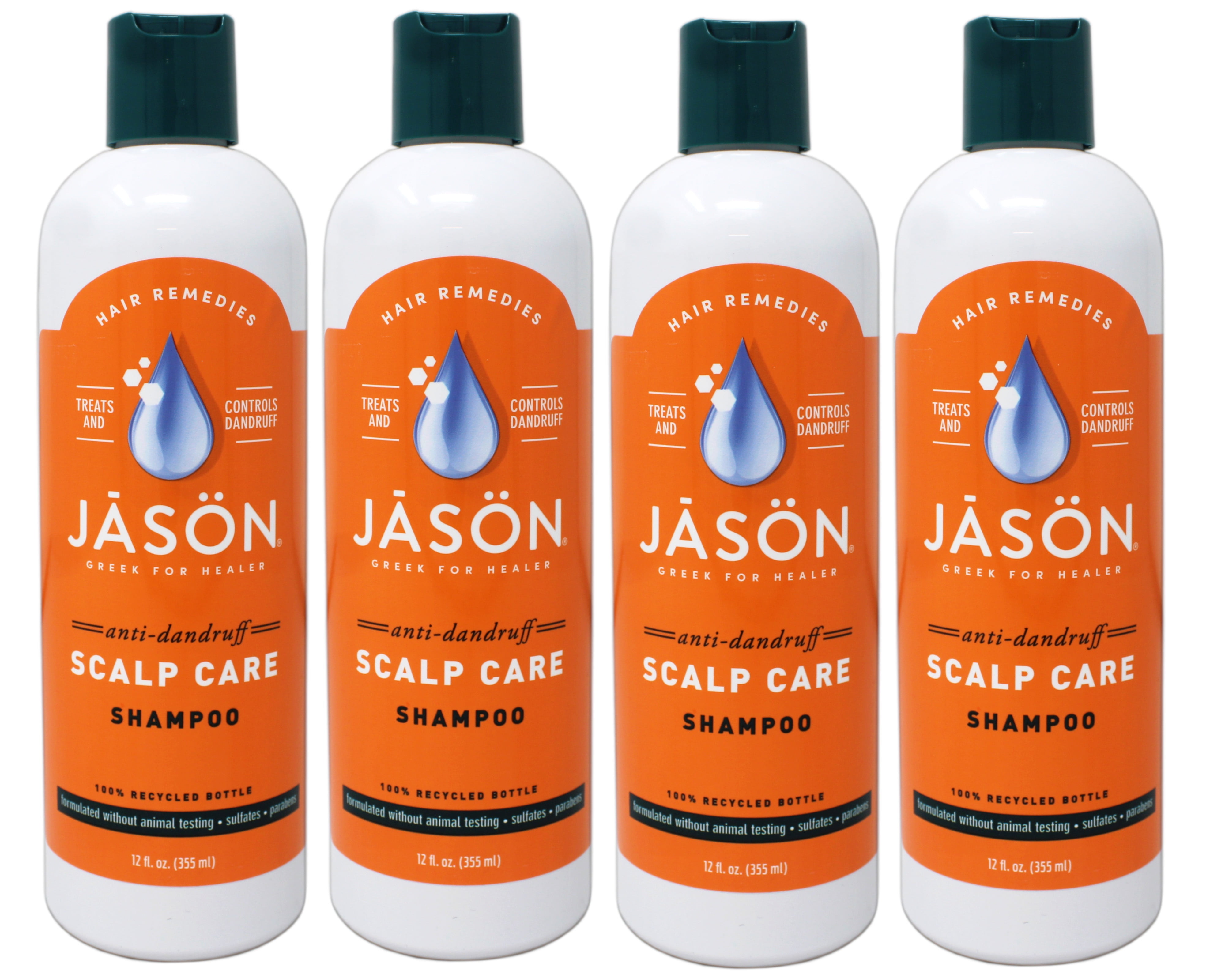 Jason Scalp Care Dandruff Relief Treatment Shampoo, 12 FL OZ - 4 Pack
