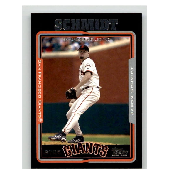 Jason Schmidt Card 2005 Topps Black #227