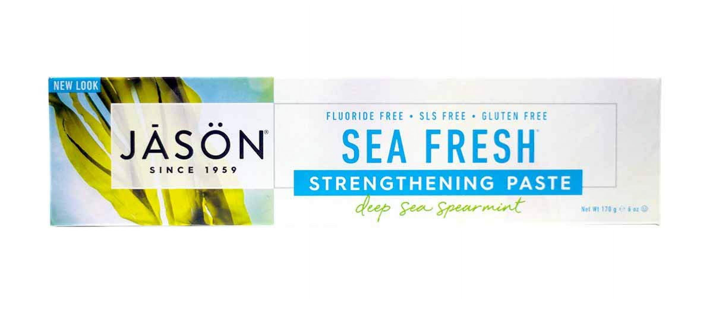 Jason Sea Fresh Toothpaste, Deep Sea Spearmint, 6 Ounce (Pack Of 2)