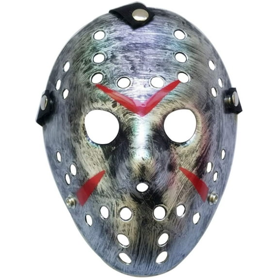 Jason Silver Halloween Mask for Masquerade and Halloween Party