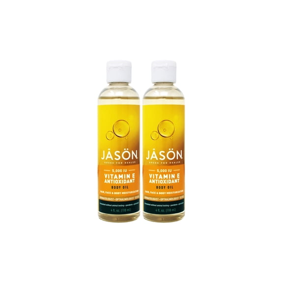 Jason Skin Care Vitamin CM31&nbsp;E Oil 5,000 I.U. 4 fl. oz. Pure & Natural Beauty Oils (a) - 2pc