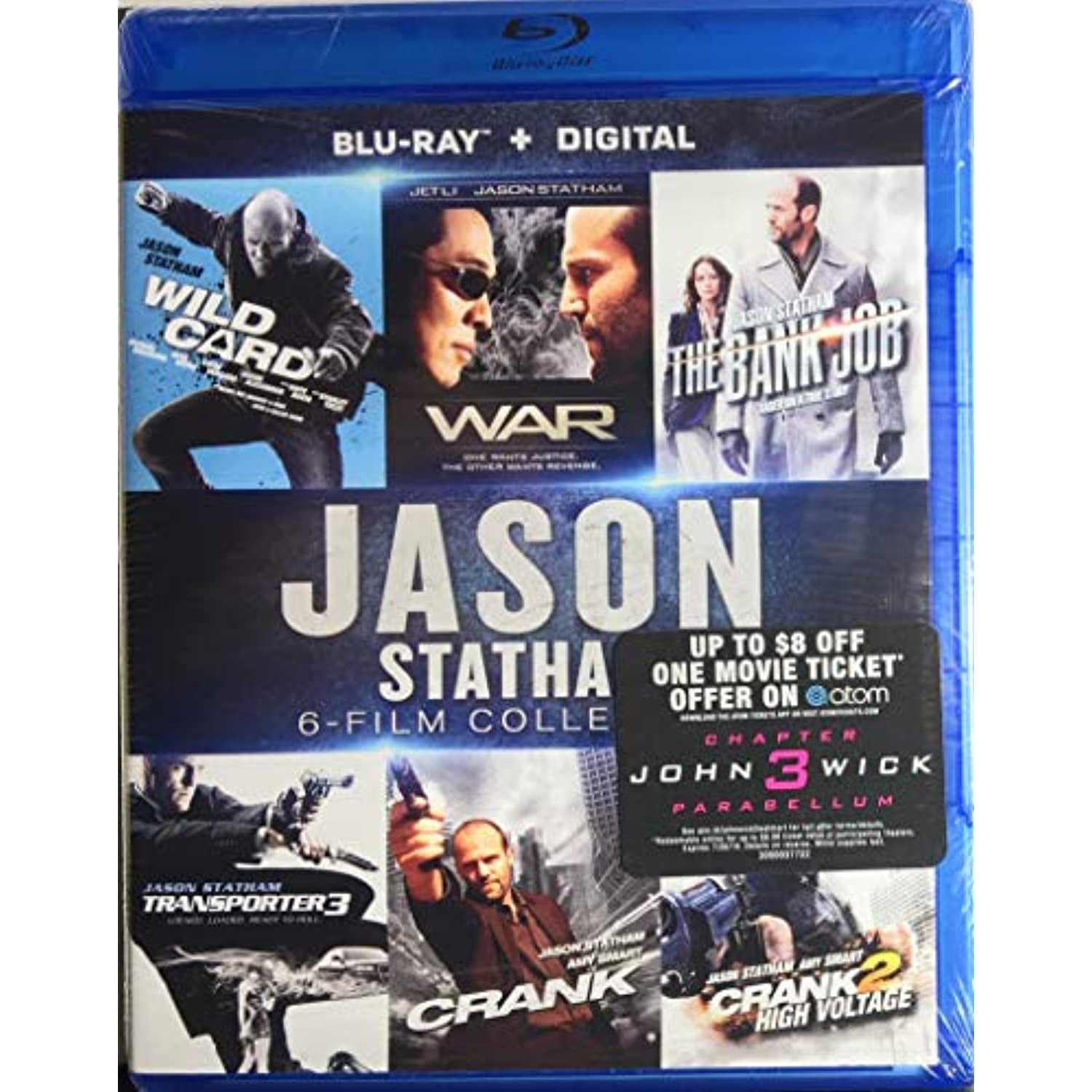 Blue Ray DVD Movies 14 Discs Lot 16 Movies Wahlberg Statham Jack