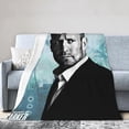 thumbnail image 1 of Jason Statham Fashion Personality Blanket Winter Super Soft Quilt Bed Durable Warm Lightweight Blanket80"x60", 1 of 6
