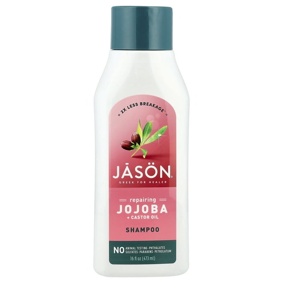 Jason Pure Natural Long and Strong Jojoba Shampoo, 16 Fl Oz