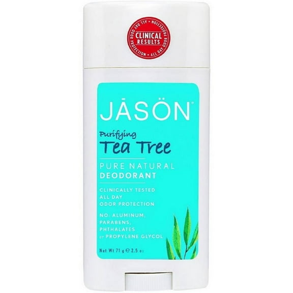 Jason Tea Tree Deodorant Stick 2.5 oz (Pack of 2)
