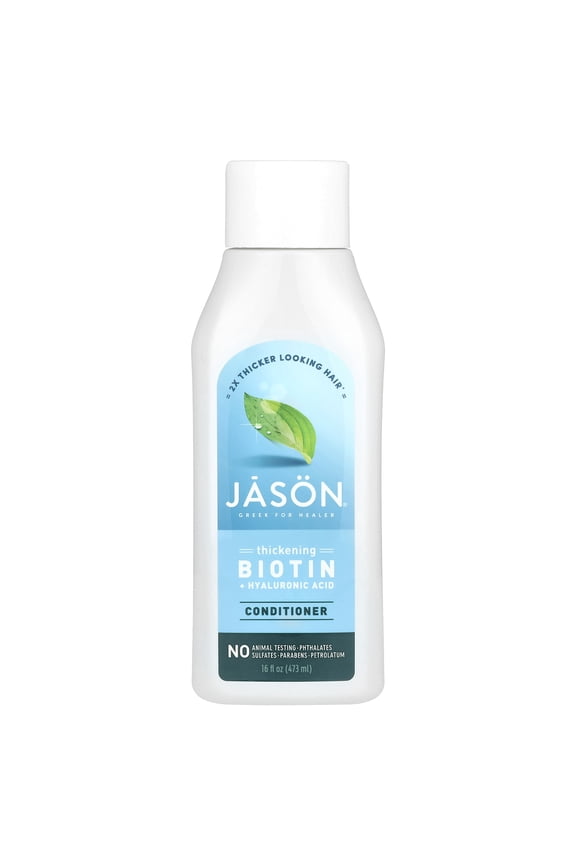 Thicken & Restore Biotin + Hyaluronic Acid Hair Conditioner, 16 oz.