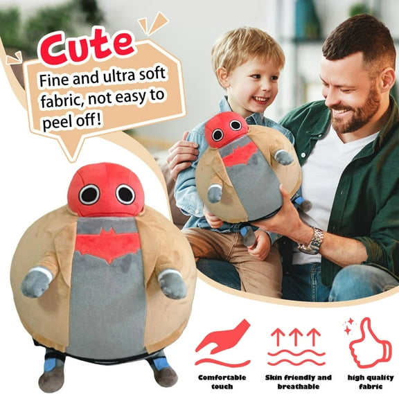 Fat Jason Todd Fatson Plushies - 11.8 Inch Anime Plushie Doll Soft Cotton Stuffed Animals Dolls Collectible Toys Birthday Christmas Gifts for Boys Girls Friends