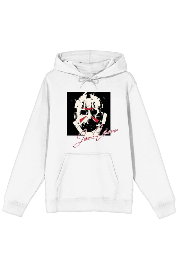 Jason Universe Jason Mask Hooded Sweatshirt for Adult Fans-3XL